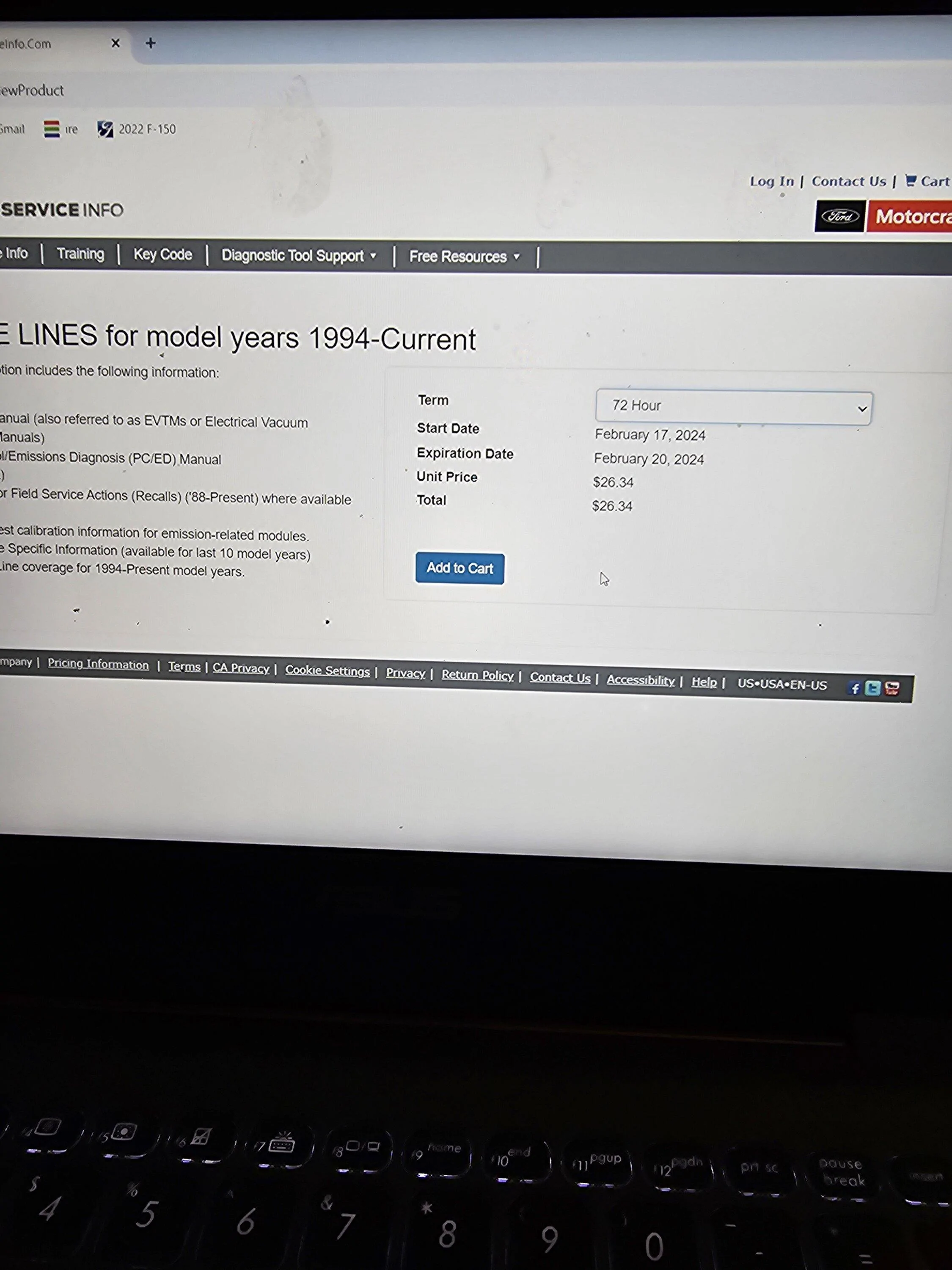 $25 FDRS access? | F150gen14 -- 2021+ Ford F-150, Tremor, Raptor