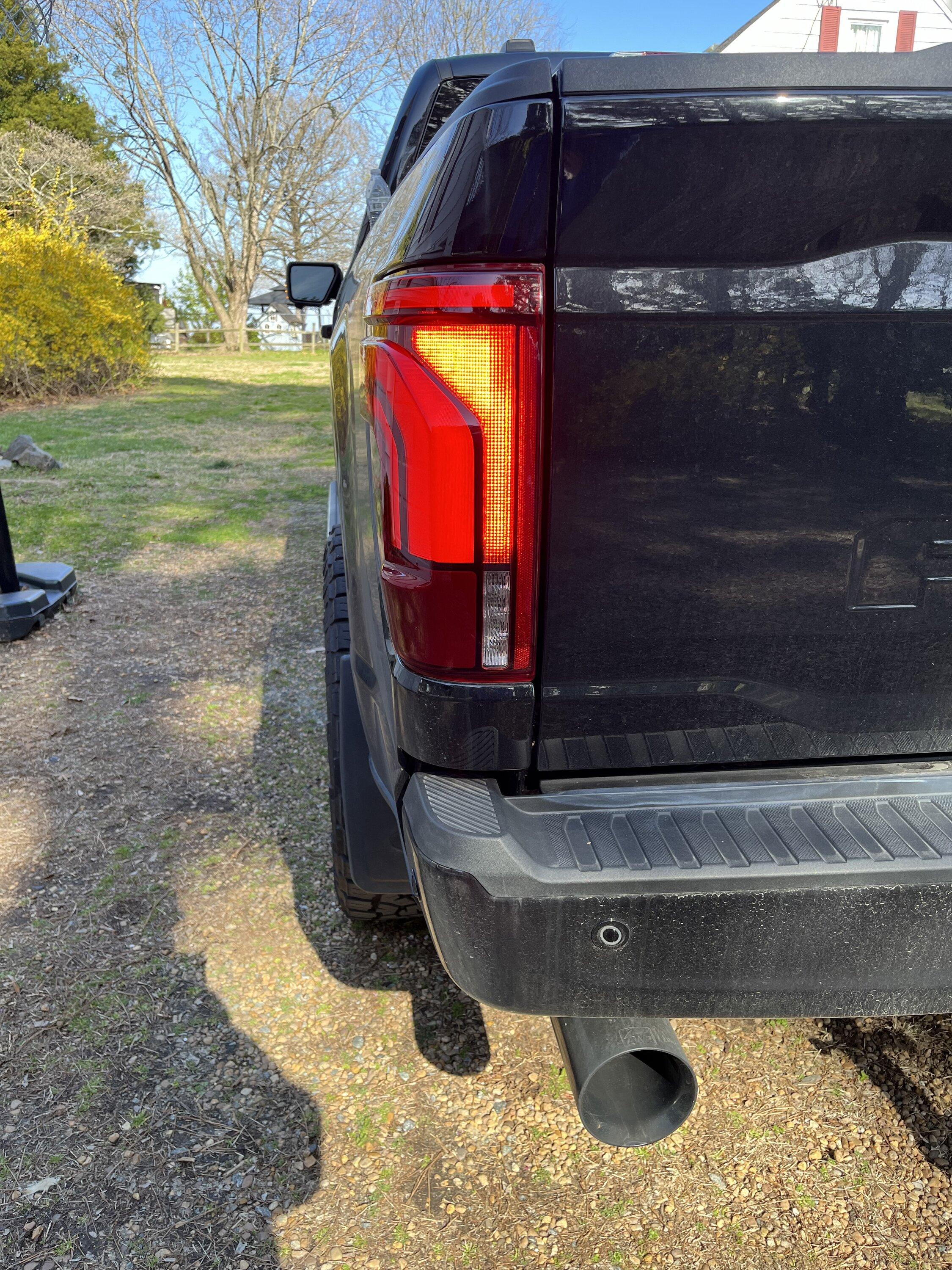 LED Tail Lights For 2024-2025 Ford F150 - Dynamic Sequential, Smoke Lens, With Blind Spot, Plug & Play Assembly