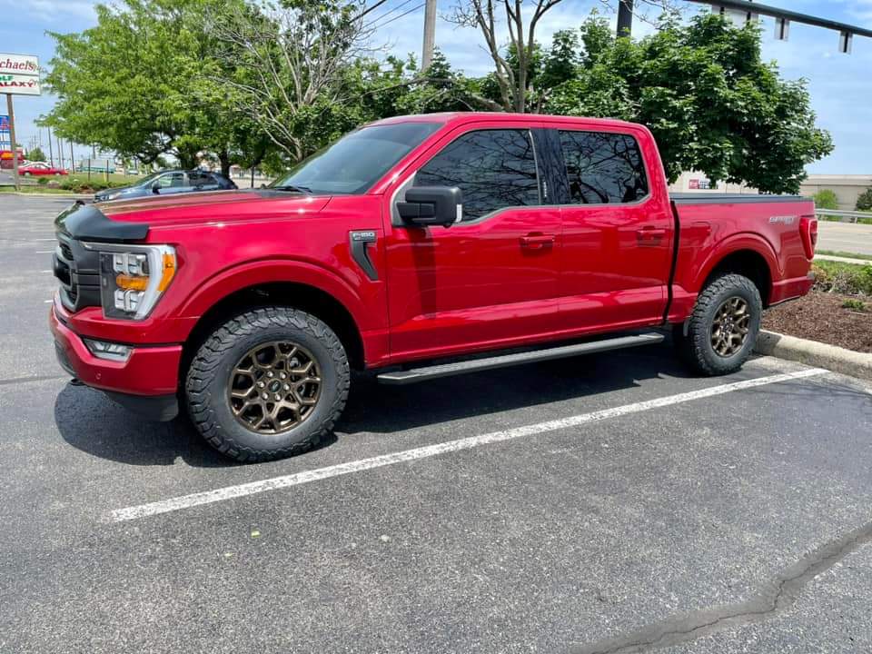 Powder Coated Raptor Red Rims Powder coat or new wheels? | F150gen14 -- 2021+ Ford F-150, Tremor ...
