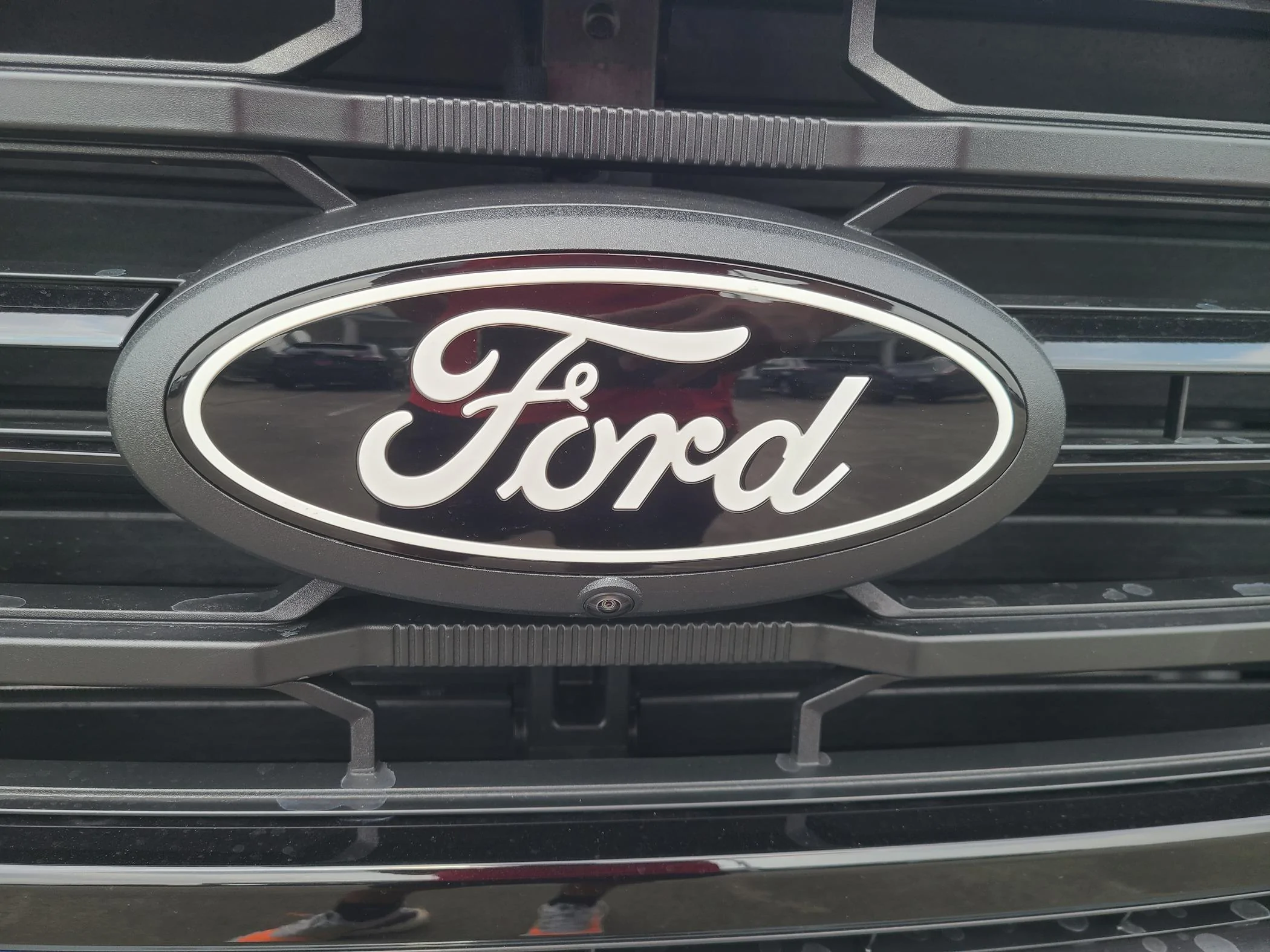 Rear& Front Grille Logo Emblem Badge Cover Trim With Camera For - Foto 5