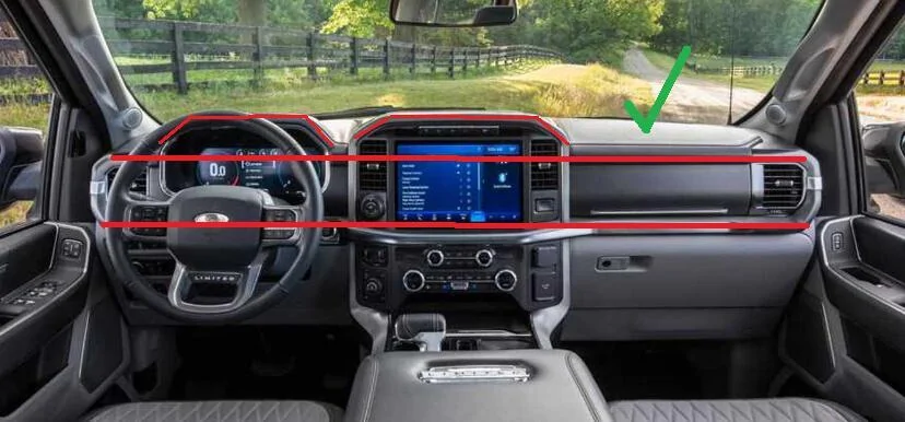 2024 Interior change - instrument cluster/center stack trim | F150gen14 ...