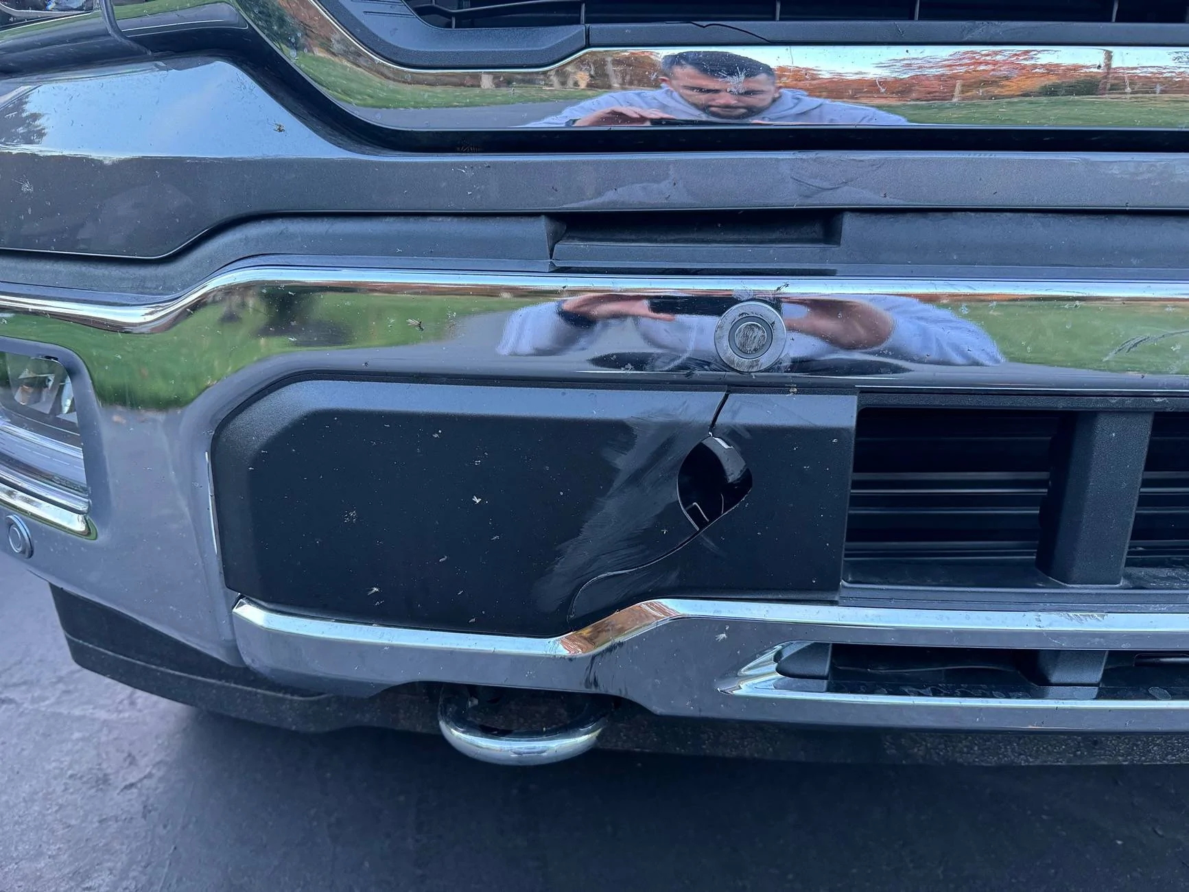 Labwork Front Bumper Lower Molding Trim For 2021-2023 Ford F150 ML34-1