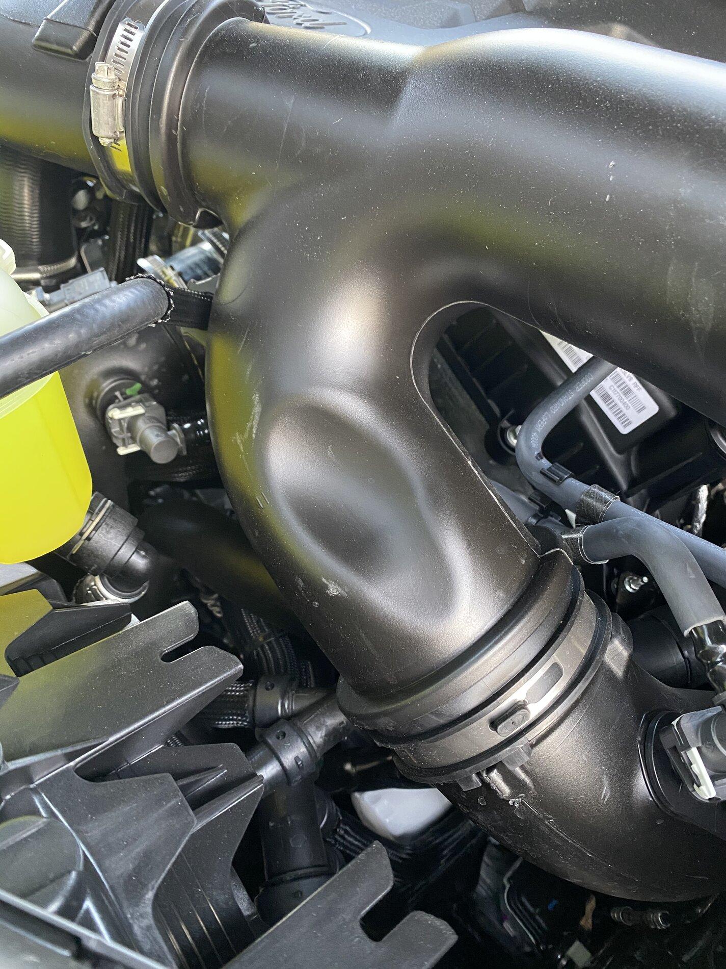 Is this normal... intake pipe indentation - Ford F150 Forum - Community ...