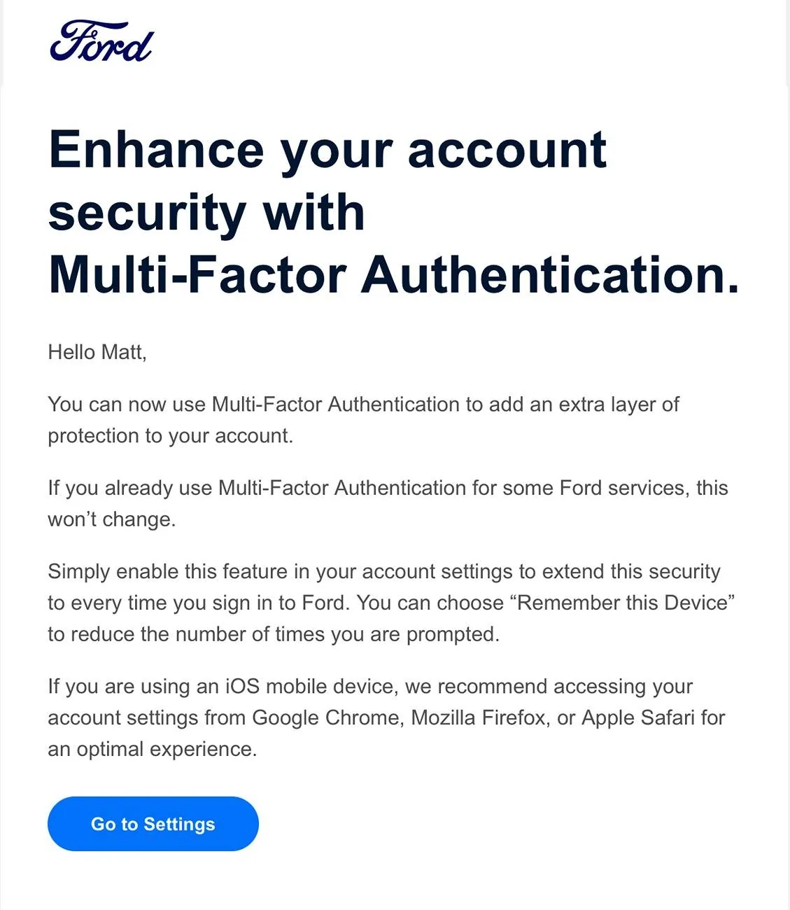 Ford Sign In Multi‑Factor Authentication now available at Ford.com | F150gen14 ...