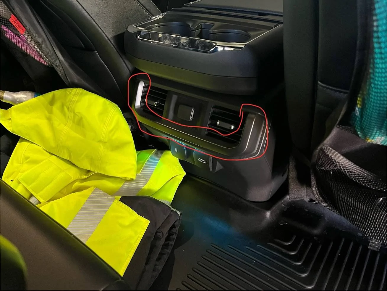 Removing Trim Around Rear Vents in Center Console | F150gen14 -- 2021 ...