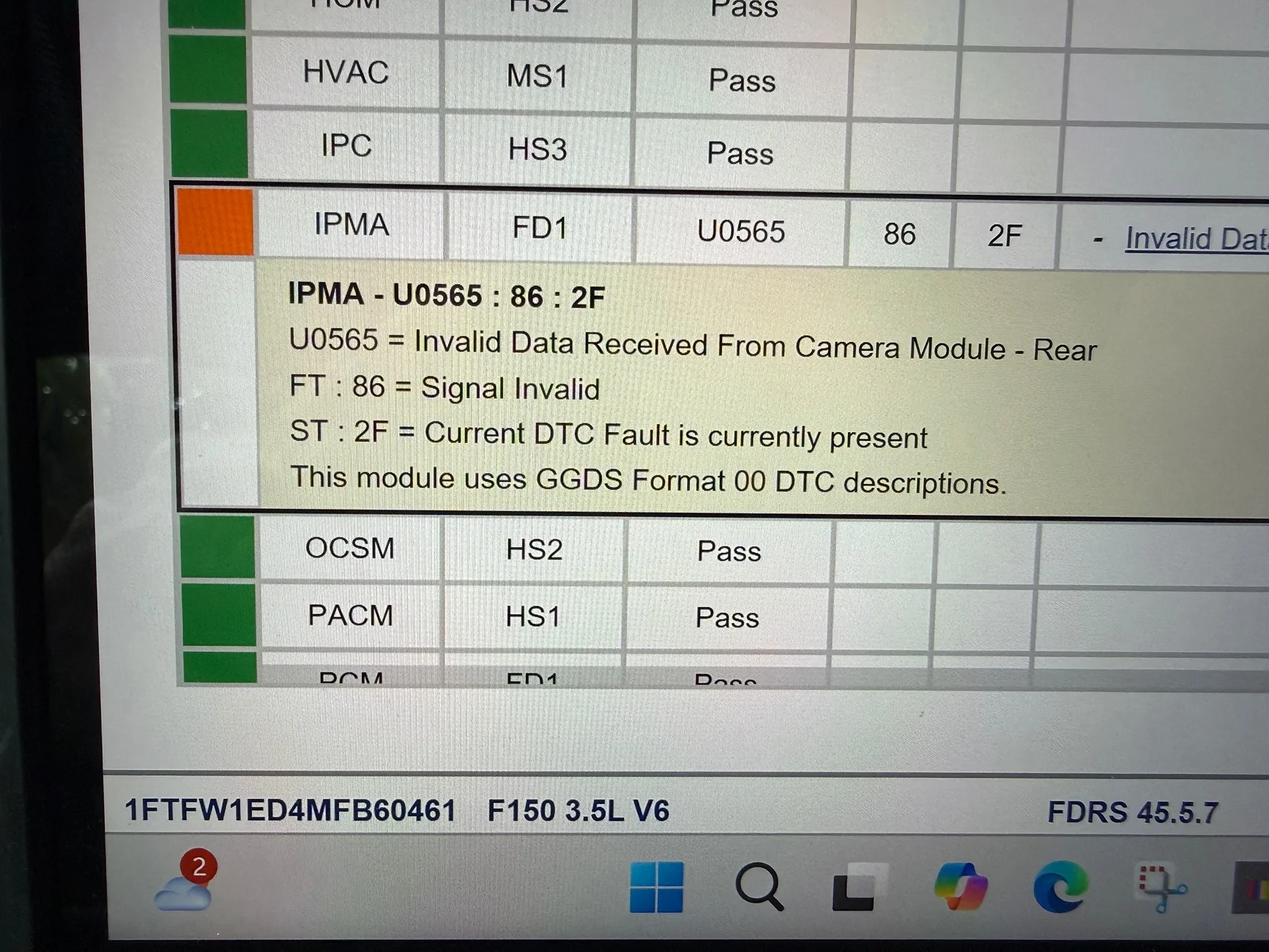 BlueCruise and adaptive cruise not working IPMA and CMR DTC codes in ...
