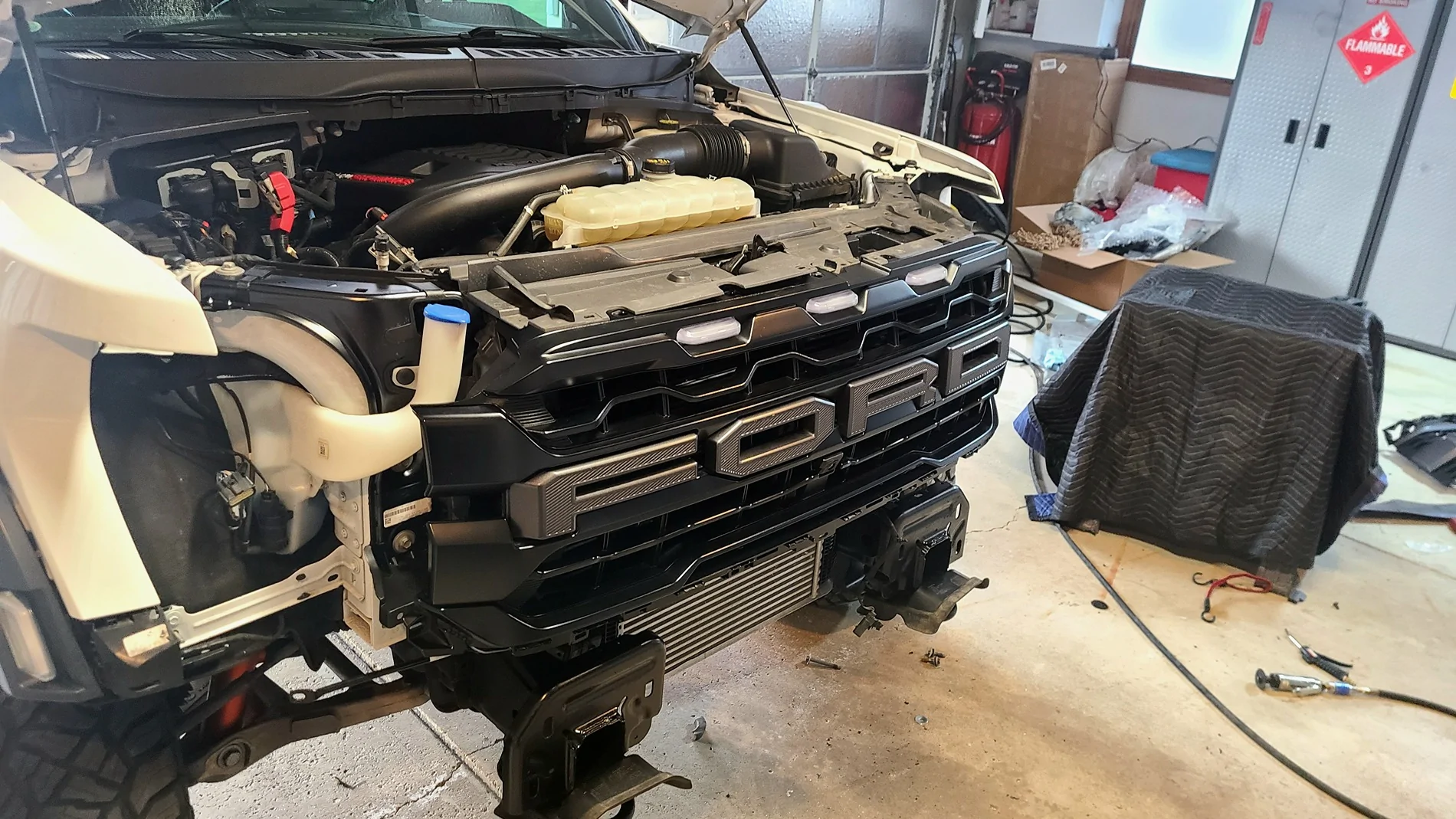 Raptor R Engine Swaps Raptor '22 to '24+ front end swap | F150gen14 -- 2021+ Ford F-150 ...