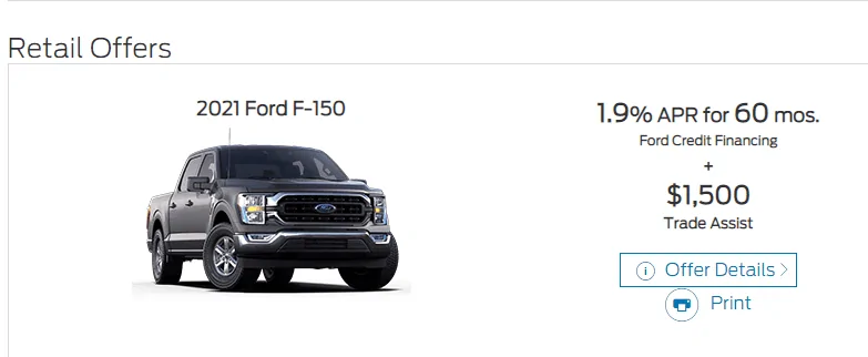 Ford finance rates | Page 2 | F150gen14 -- 2021+ Ford F-150, Tremor ...