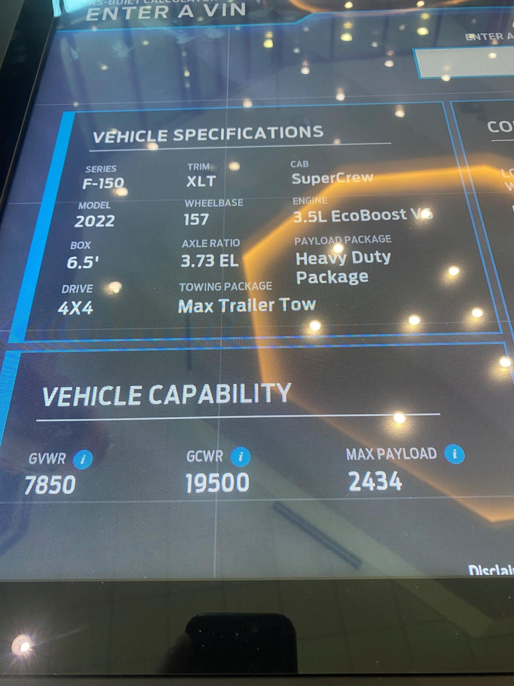 Ford Raptor Payload Help me figure out my Payload Capacity | F150gen14 -- 2021+ Ford F-150 ...