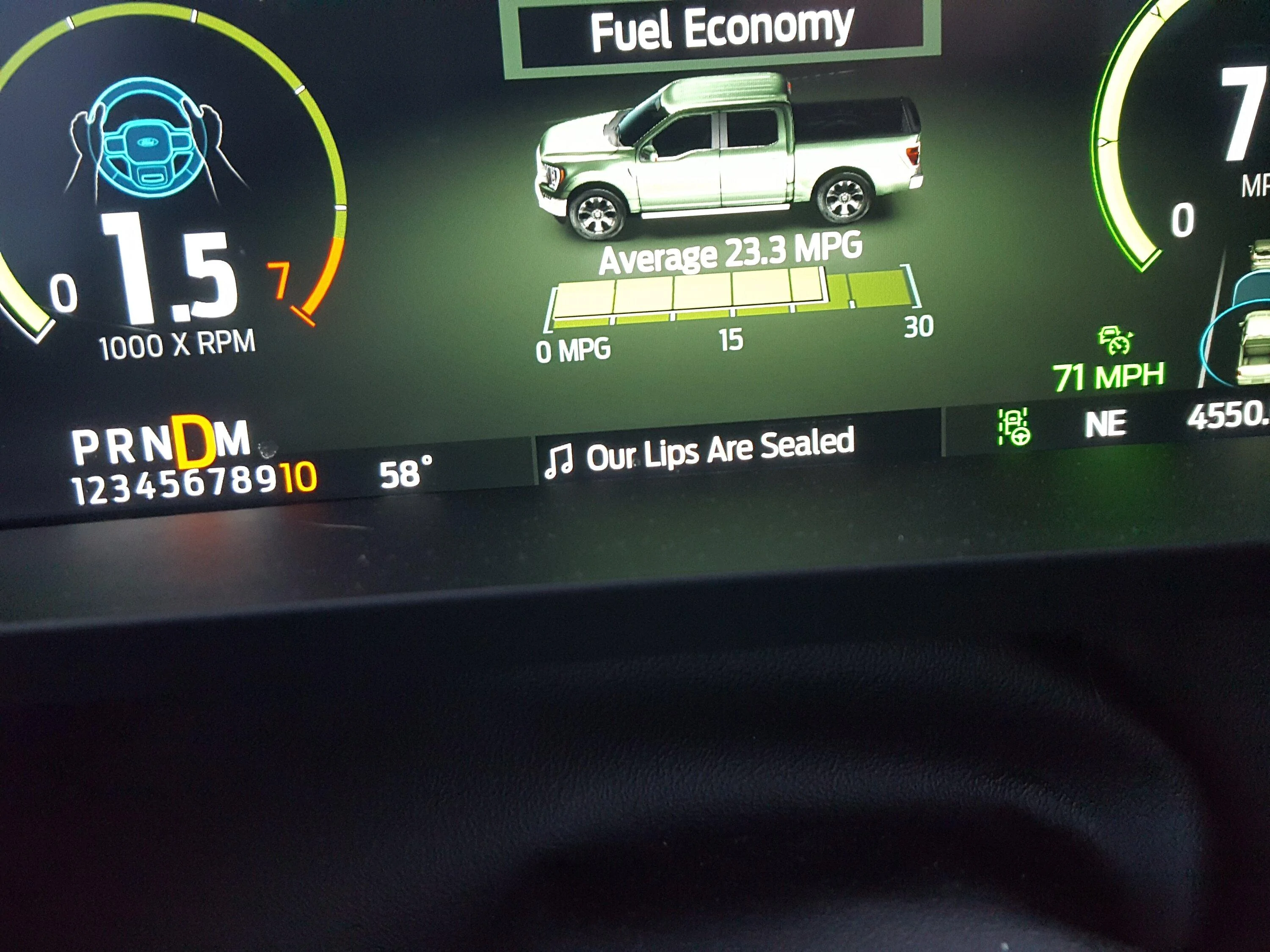 Ford Speedometer Chart Meaning of different sliding color bands on the speedometer in driving ...