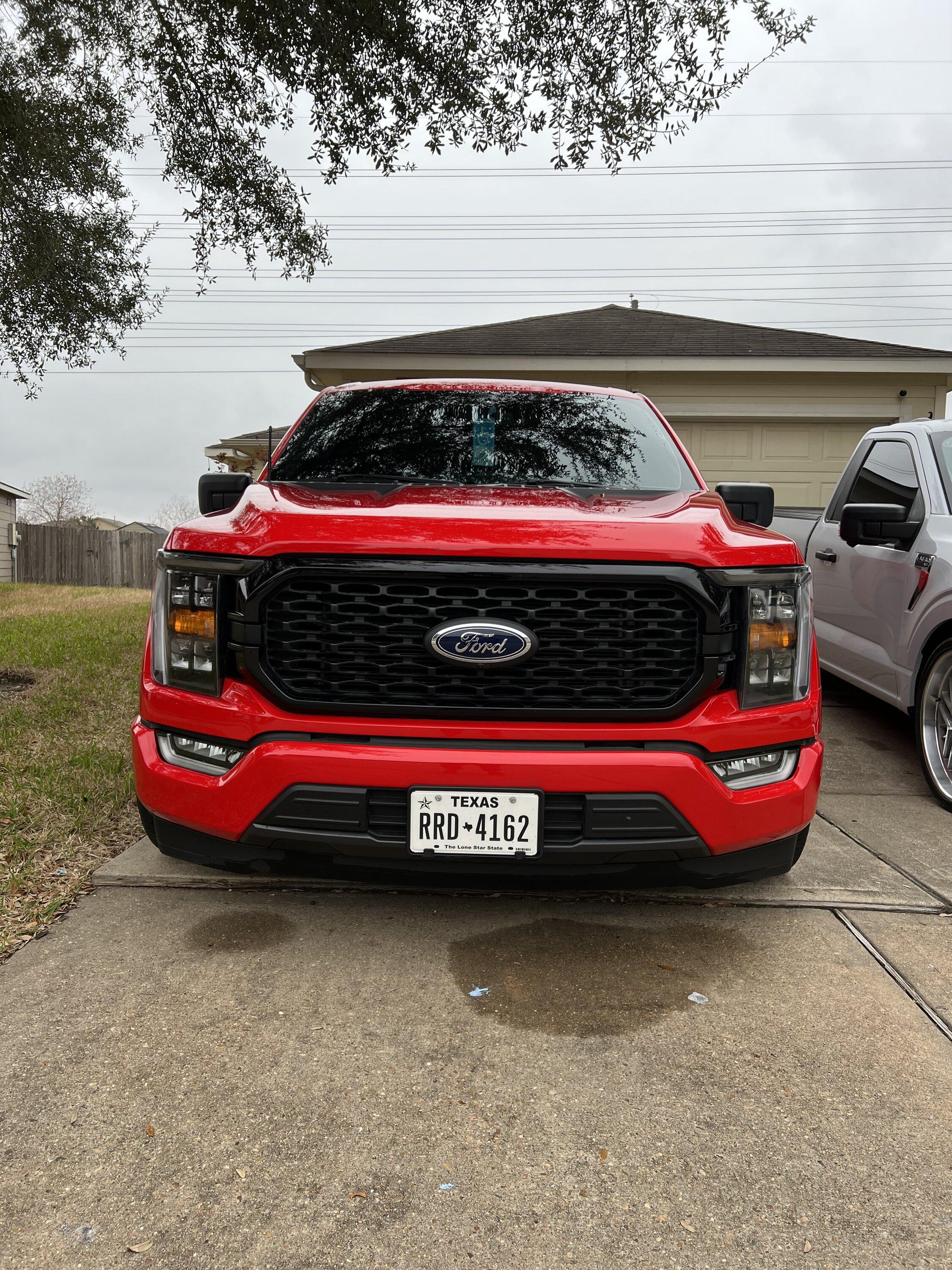 Stx Raptor Gloss Black Lariat Grille or Gloss Black STX Grille | F150gen14 -- 2021 ...