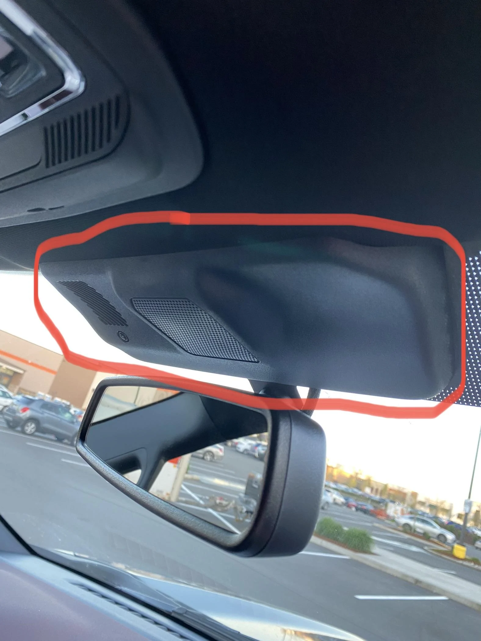 Plastic panel above the rear view mirror removal ? | F150gen14 -- 2021 ...
