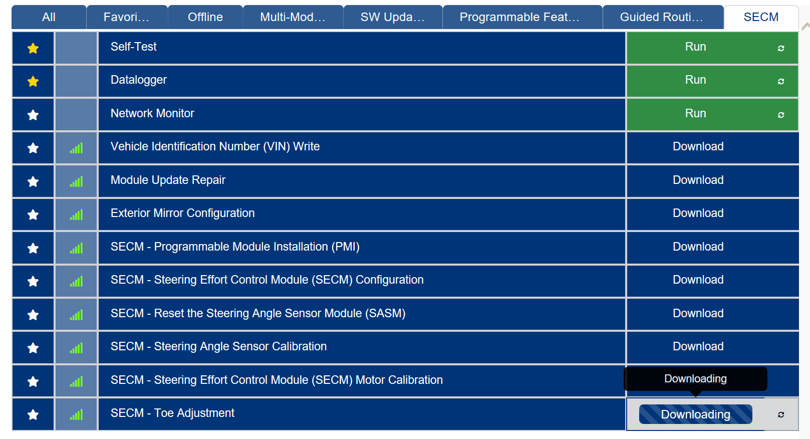 Steering Angle Sensor Sas Angle Reset Calibration Questions